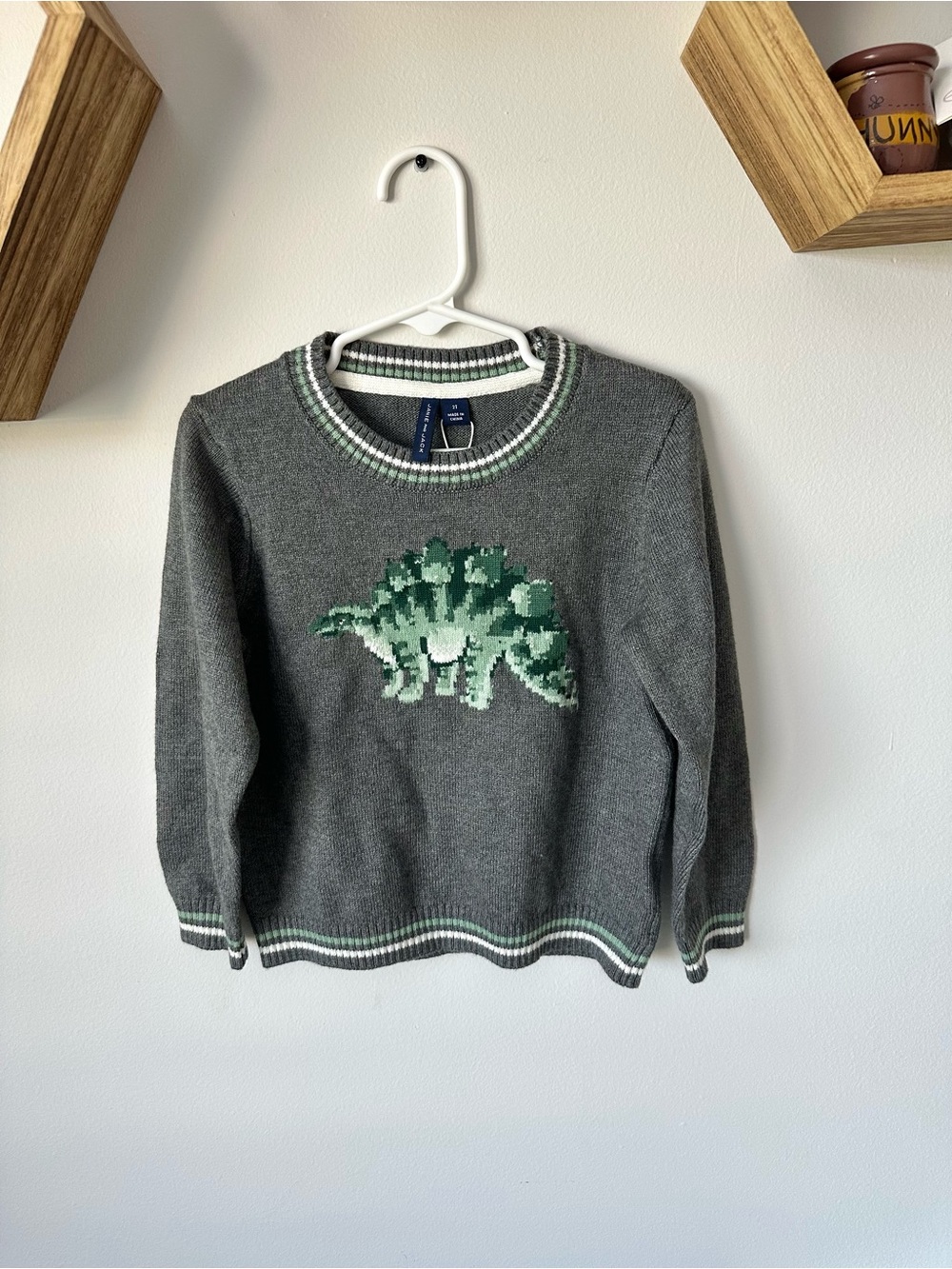 Janie and Jack Dinosaur Sweater